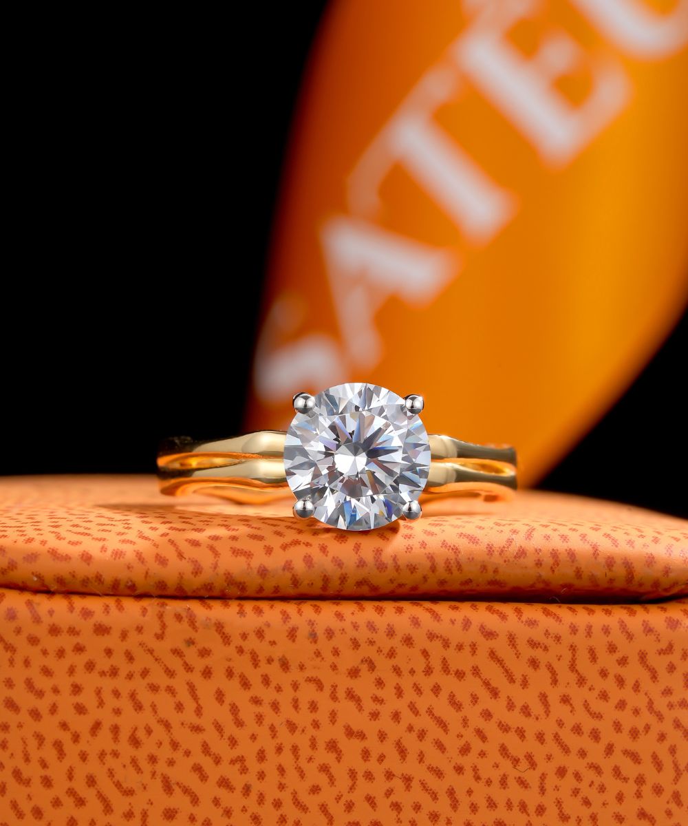 Satéur Deux Âmes Diamond Ring™, 18K Gold