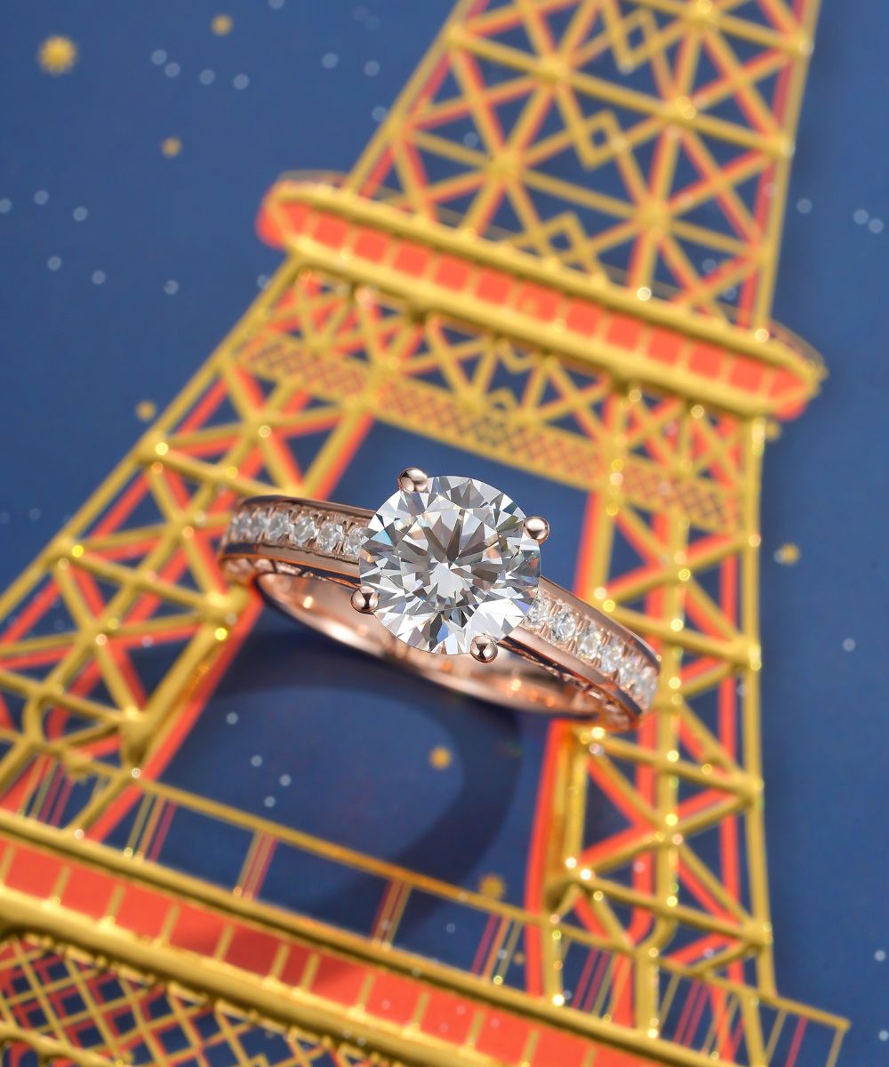 Satéur 玫瑰艾菲爾鐵塔戒指™