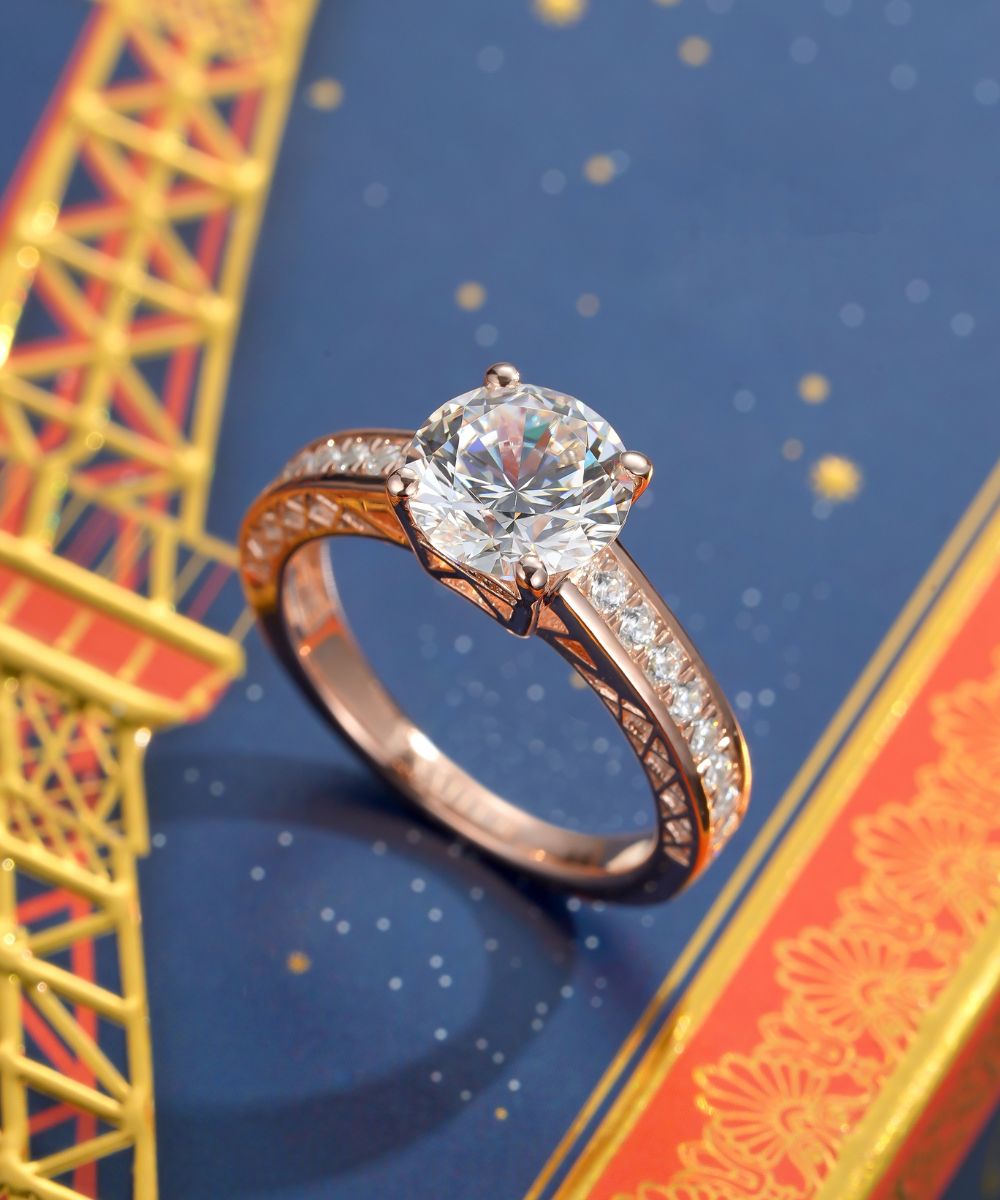 Satéur 玫瑰艾菲爾鐵塔戒指™