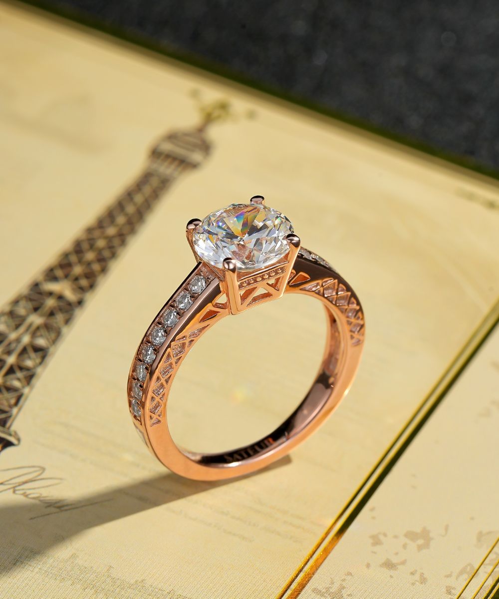 Satéur 玫瑰艾菲爾鐵塔戒指™