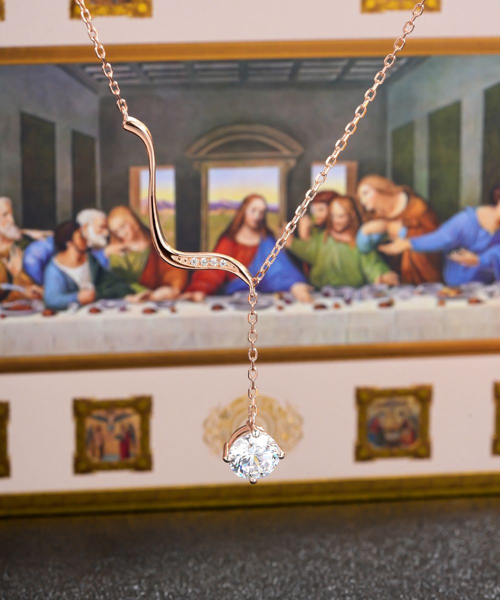 Satéur Vérité Sacrée Diamond Necklace™, 18K White Gold