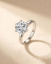 Satéur Destinée Diamond Ring™, 18K White Gold, Round Cut