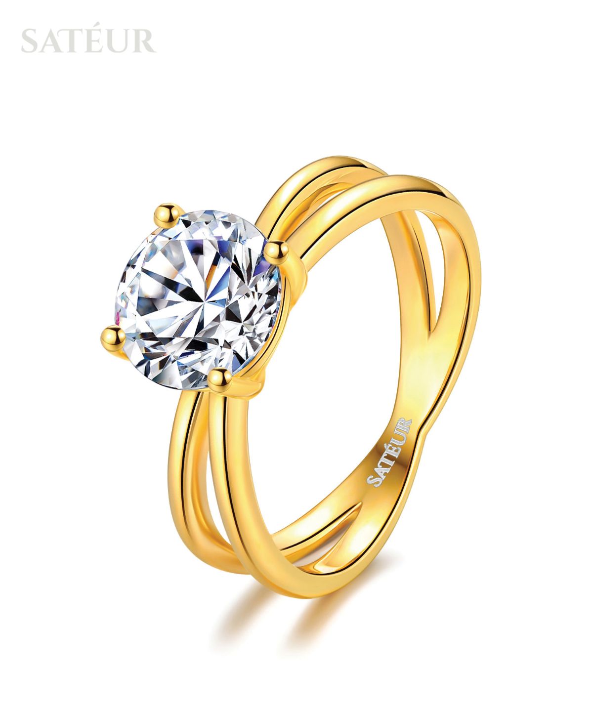 Satéur Aurous Gold Solitaire Ring™
