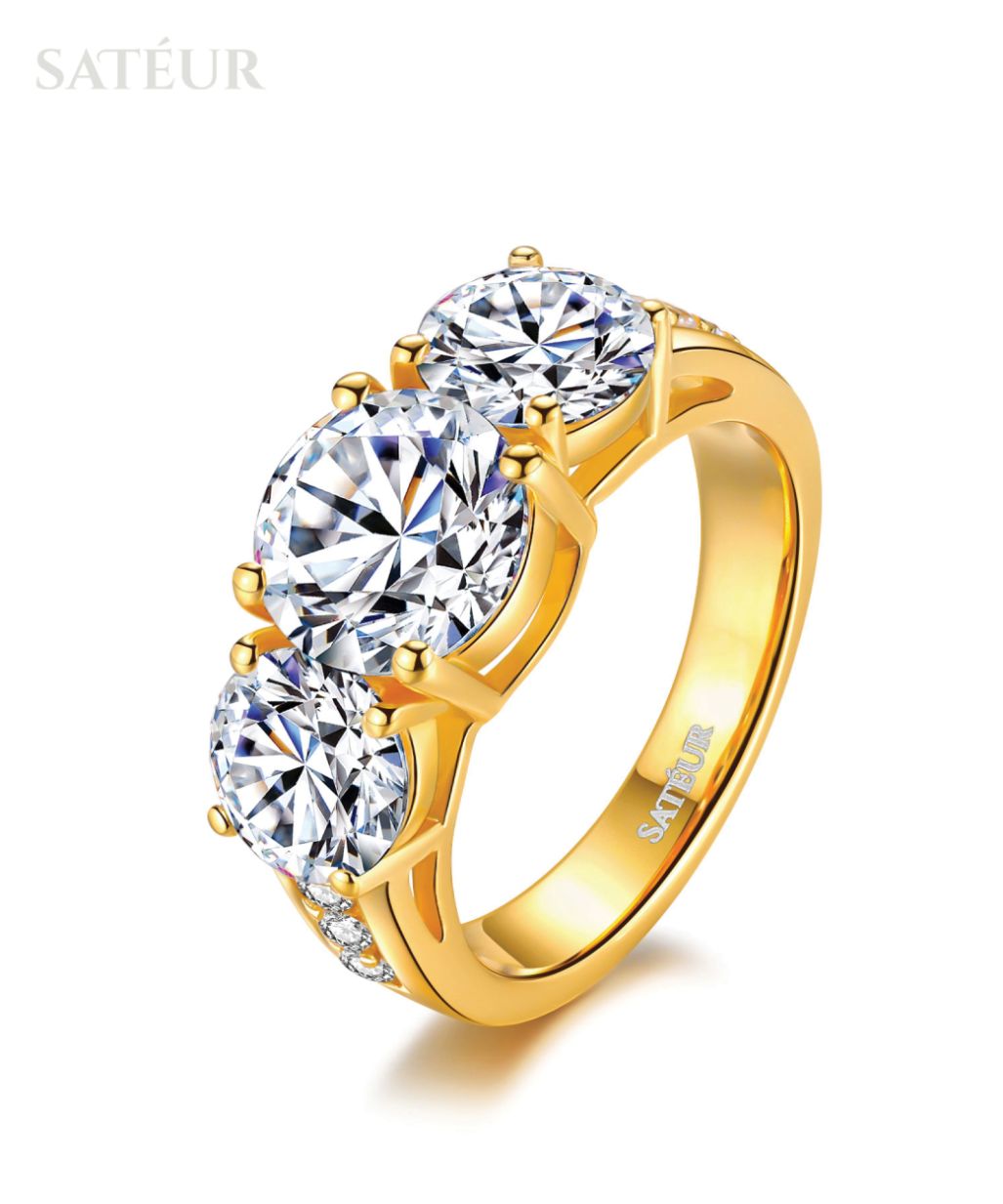 Satéur Aurous Gold Trinité 戒指™