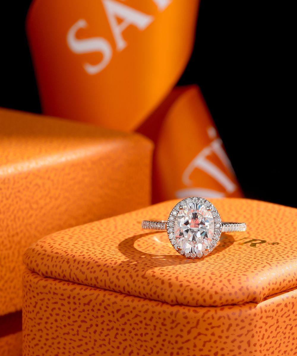 Satéur Éternelle Diamond Ring™, 18K White Gold