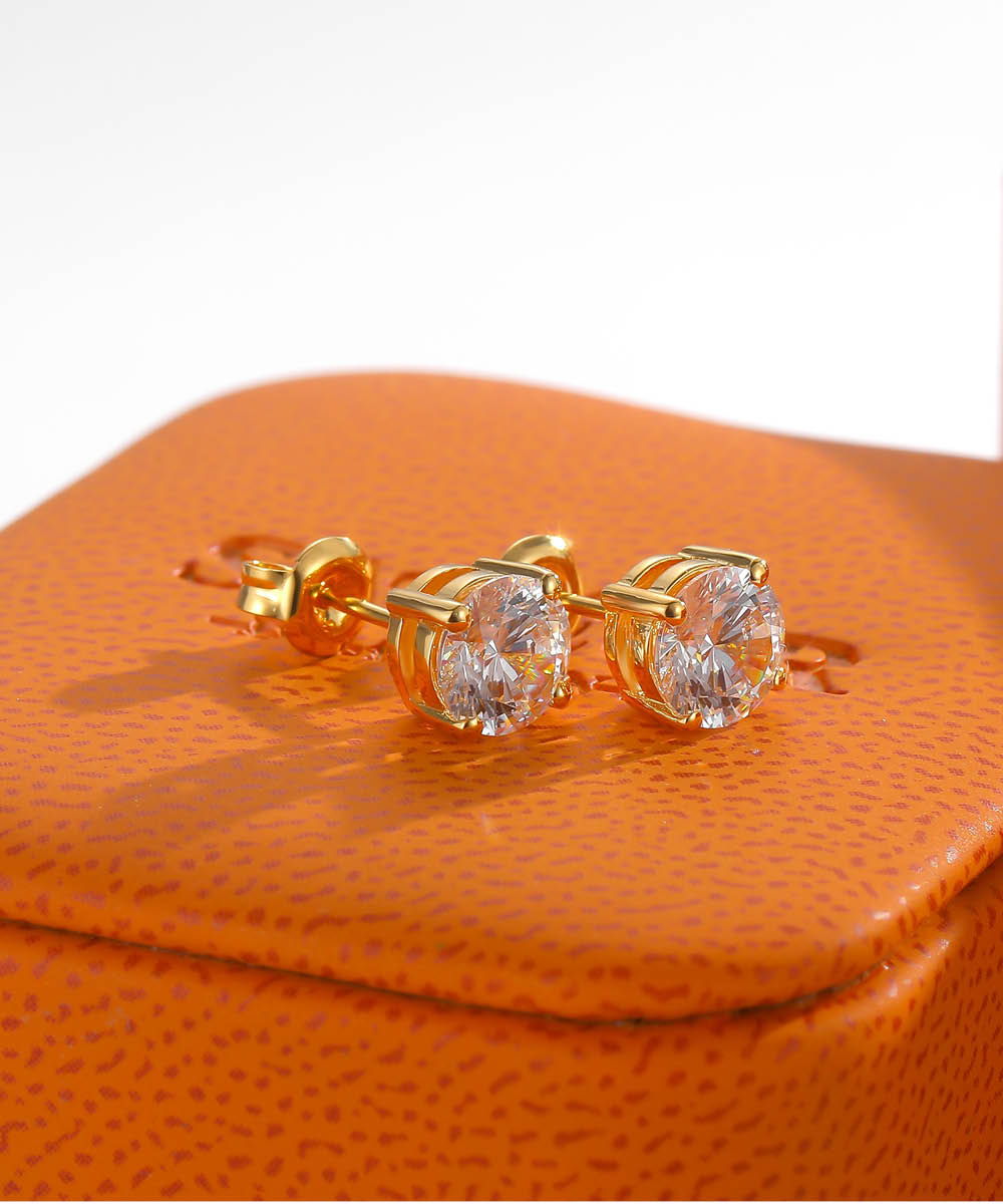 Satéur Exquise Diamond Earrings™, 18K Gold