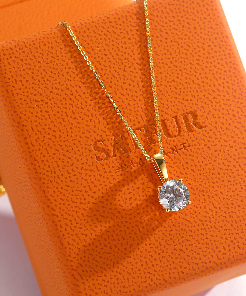 Satéur Elegancia Diamond Necklace™, 18K Gold