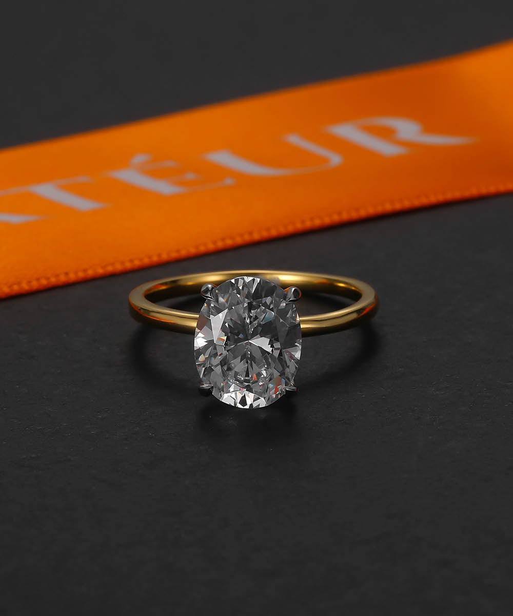 Satéur Aurous Gold Magra Diamond Ring™, 18K Gold