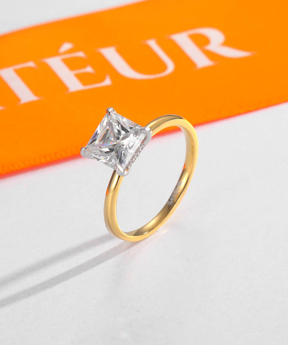Satéur Aurous Gold Classic Diamond Ring™, 18K Gold