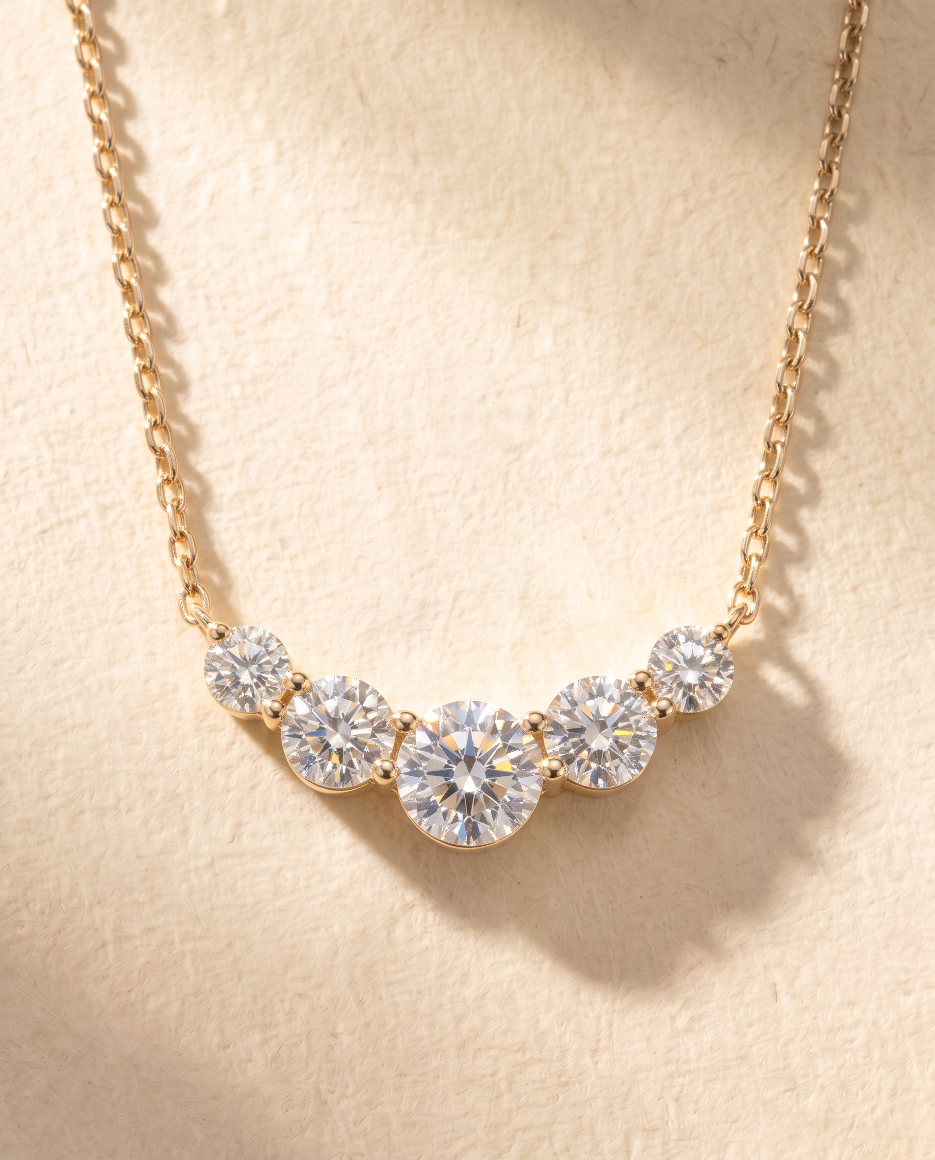 Satéur Cadence Diamond Necklace™, 14K Solid Gold — image 11