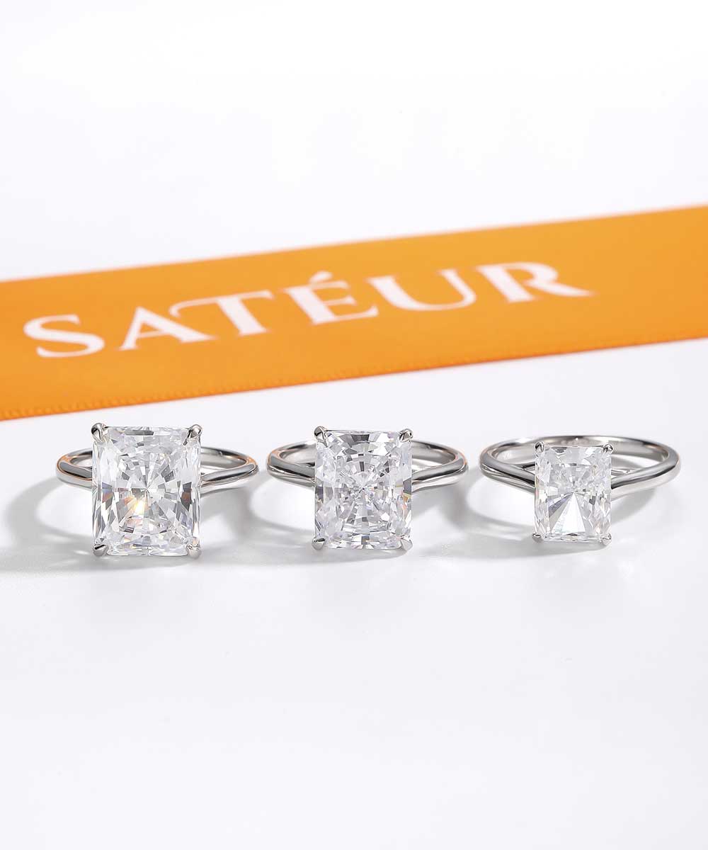Satéur Étincelle Diamond Ring™, 18K White Gold
