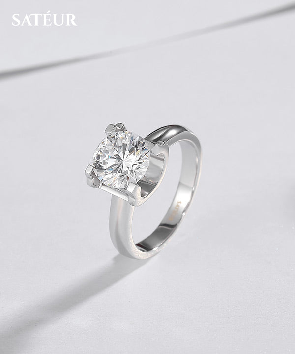 Satéur Vivienne Diamond Ring™, 18K White Gold