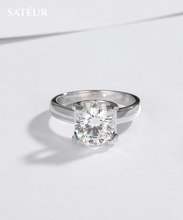 Satéur Vivienne Diamond Ring™, 18K White Gold