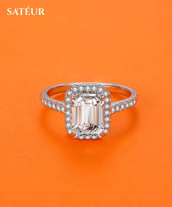 Satéur 1926 Attelée Diamond Ring™, 18K White Gold