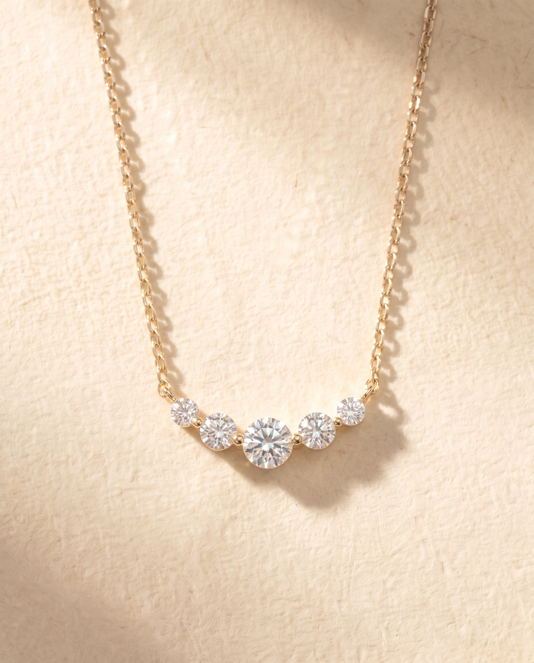 Satéur Lueur Diamond Necklace™, 14K Solid Gold — image 11