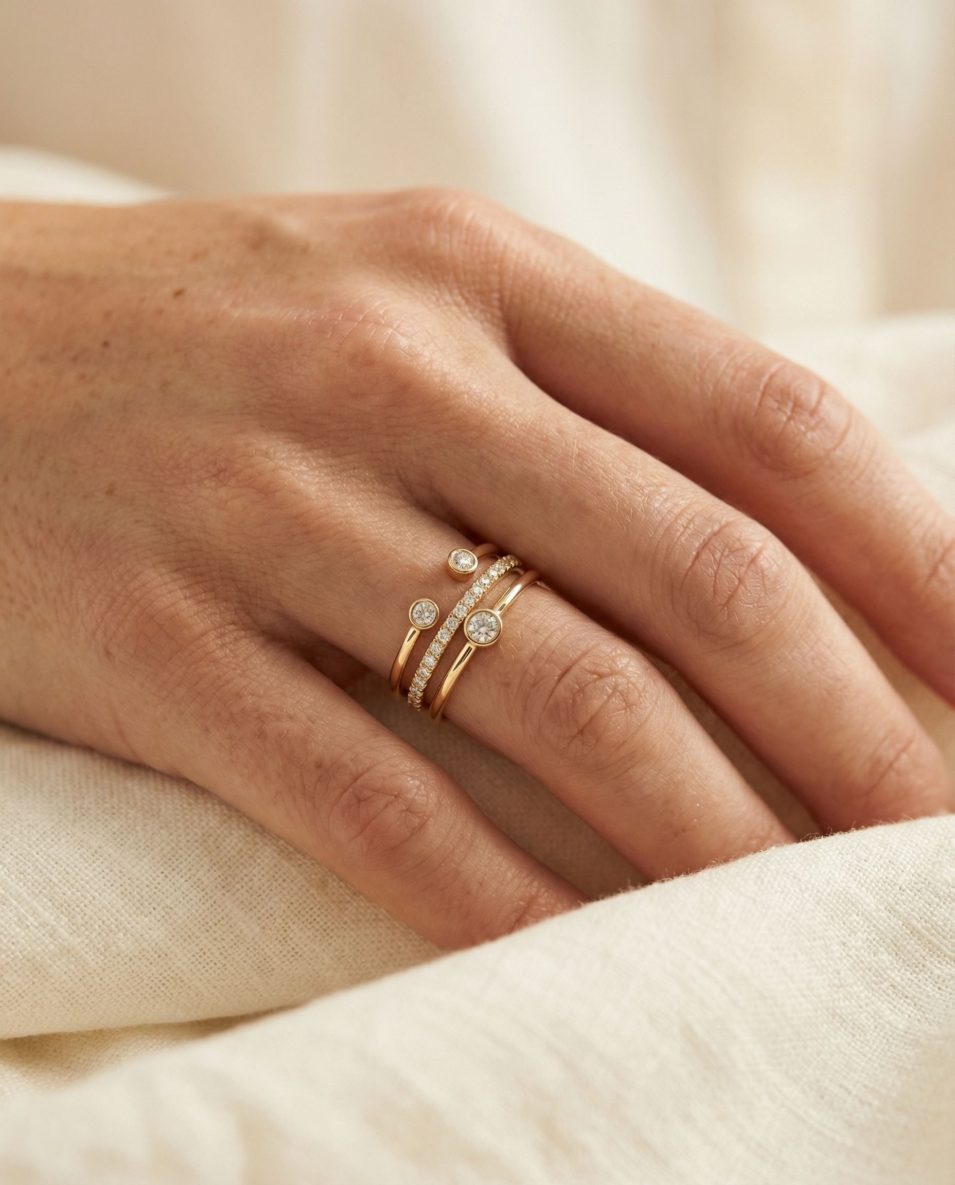 Satéur Origine Diamond Ring™, 14K Solid Gold — image 7