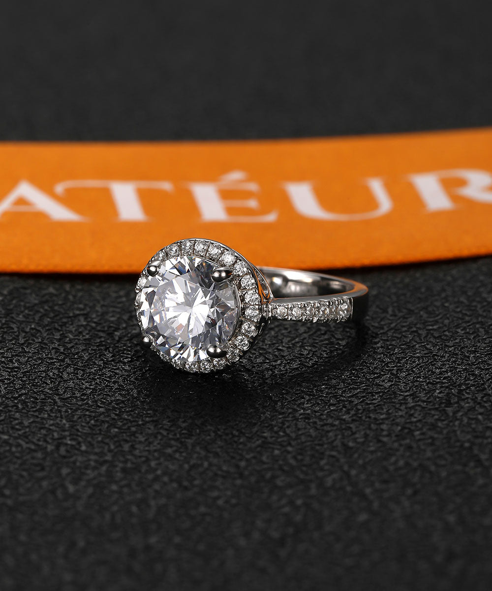Satéur L'Eclat Diamond Ring™, 18K White Gold