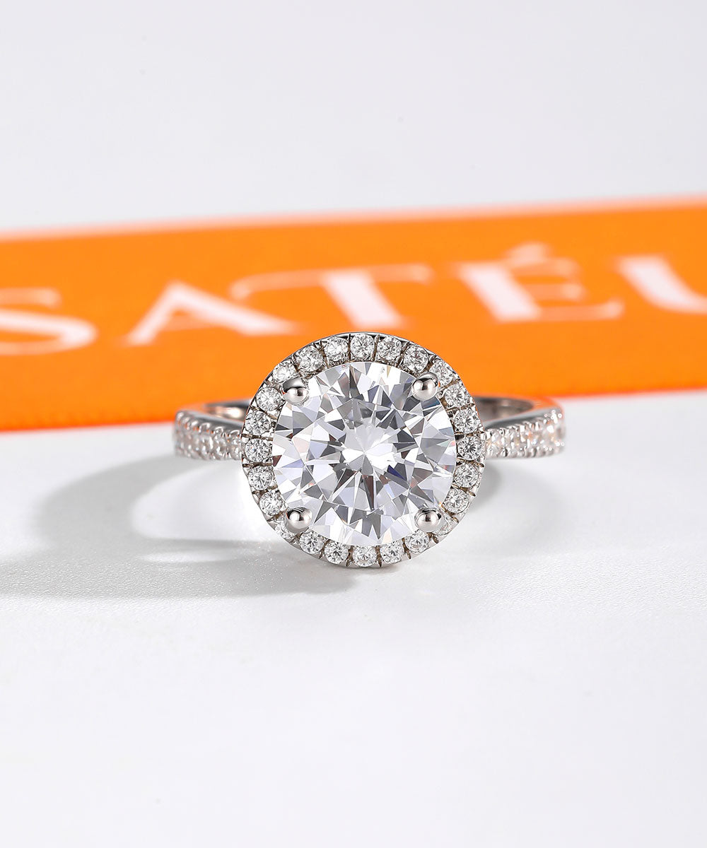 Satéur L'Eclat Diamond Ring™, 18K White Gold