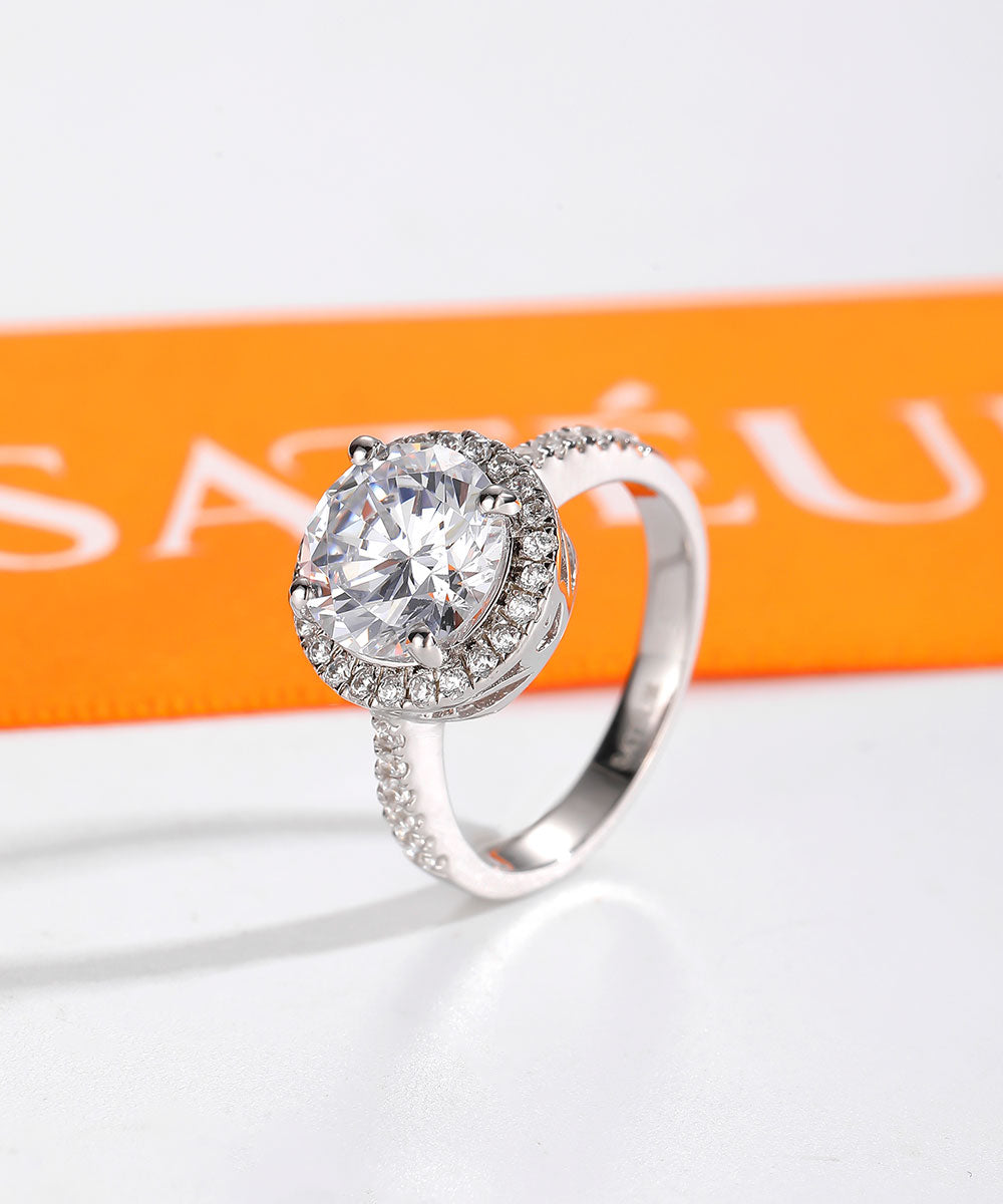Satéur L'Eclat Diamond Ring™, 18K White Gold