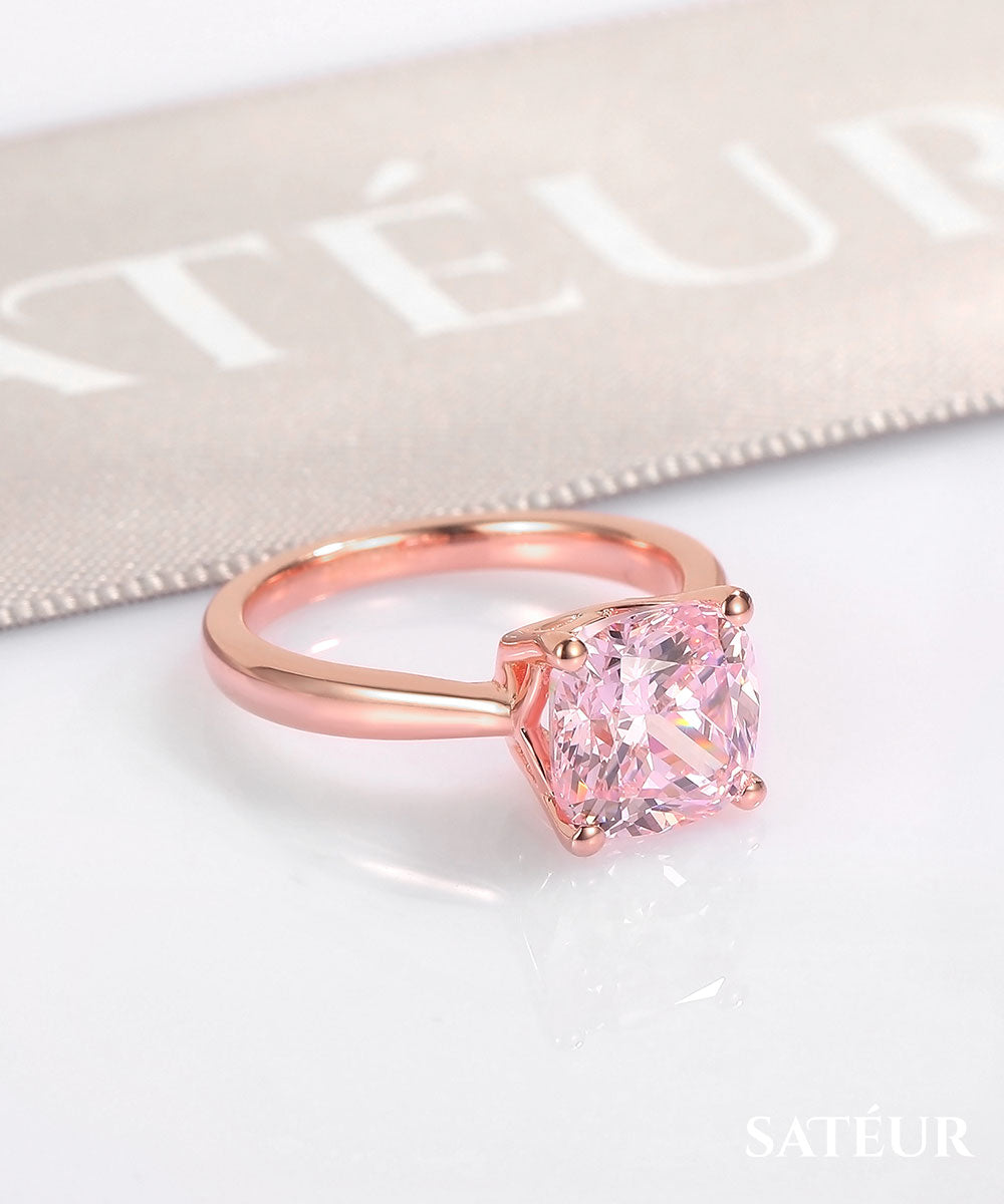 Satéur Rosé Roi Destinée Diamond Ring™, 18K Rose Gold