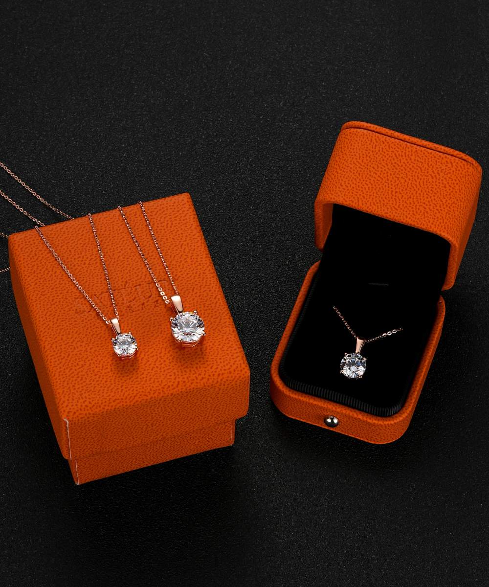 Satéur Rosé Destinée Diamond Necklace™, 18K Rose Gold