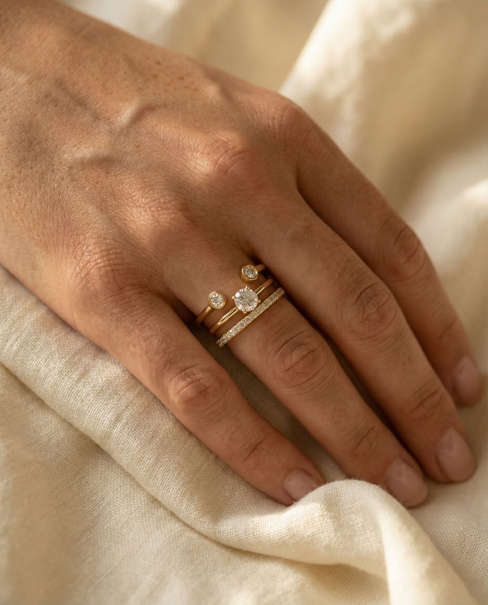 Satéur Serment Diamond Ring™, 14K Solid Gold — image 7