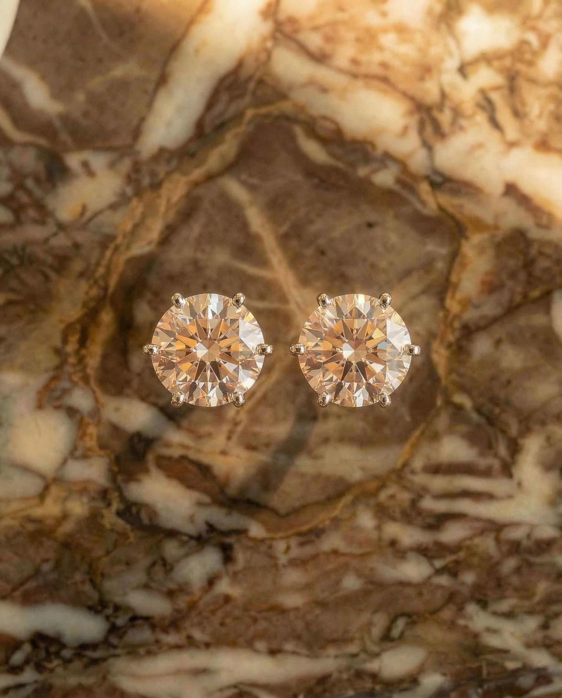 Satéur Destinée Diamond Earrings™, 18K White Gold