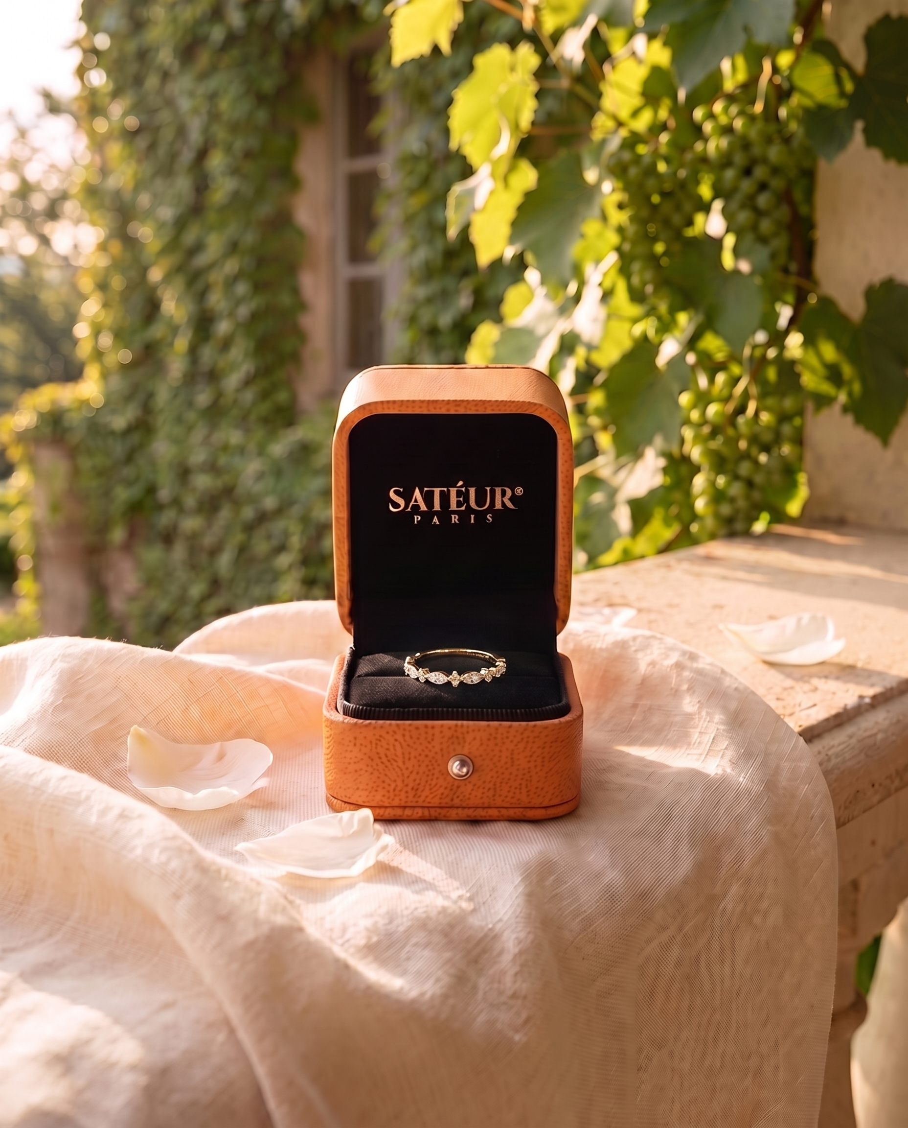 Satéur Vigne Diamond Ring™, 14K Solid Gold — image 1