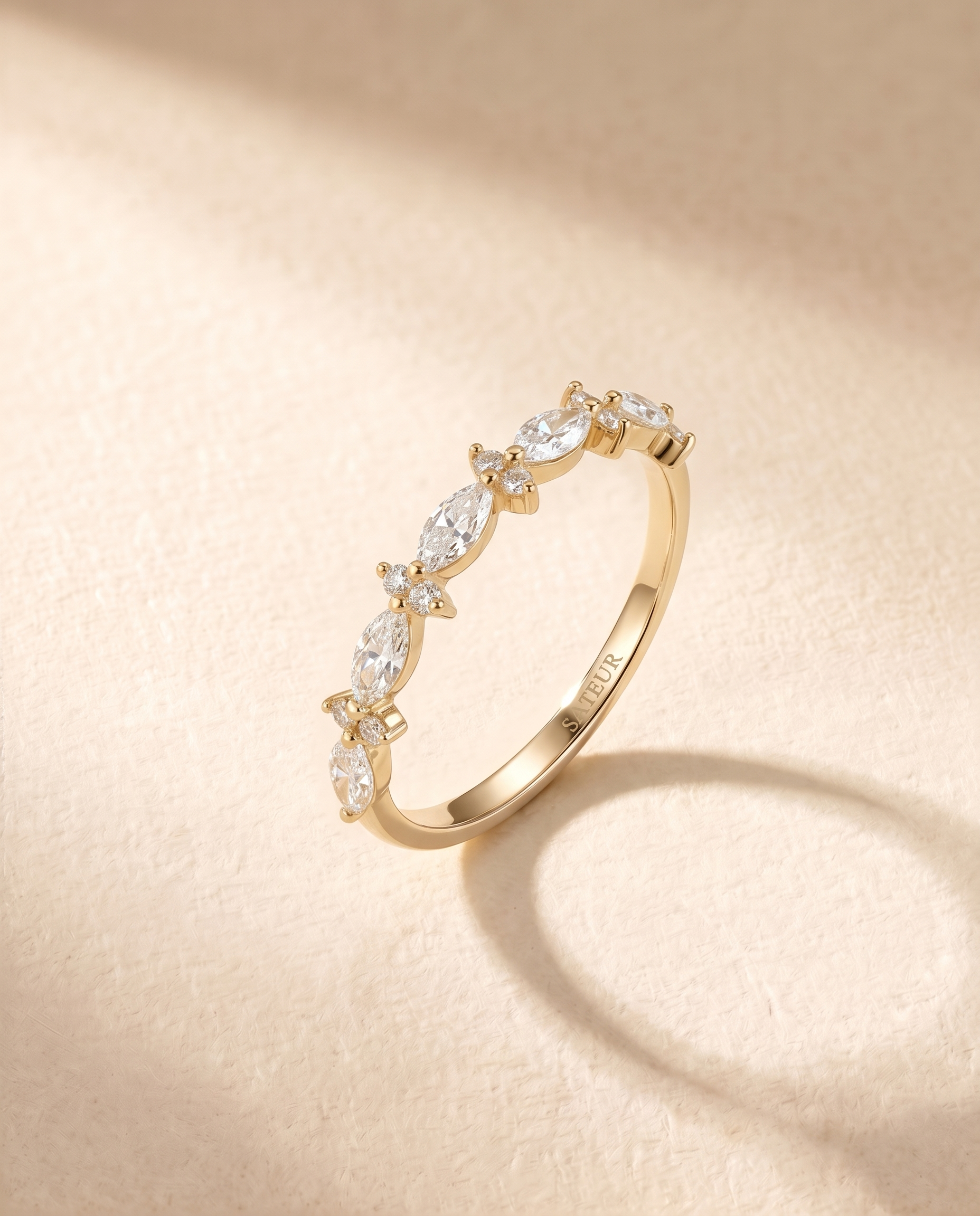 Satéur Vigne Diamond Ring™, 14K Solid Gold — image 10