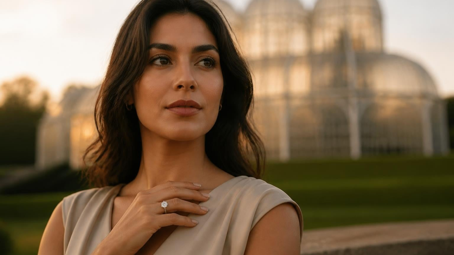 Best engagement rings in Curitiba — Satéur Destinée Ring at Jardim Botânico