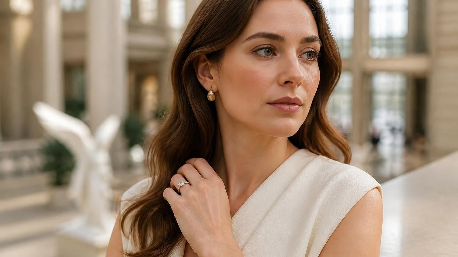 Best engagement rings in Norfolk, Virginia — Satéur Destinée Ring at the Chrysler Museum of Art