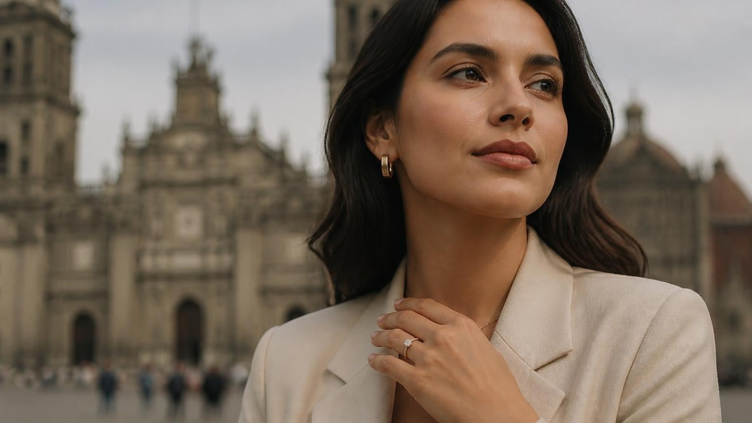 Best engagement rings in San Luis Potosí — Satéur Destinée Ring™ with Catedral Metropolitana