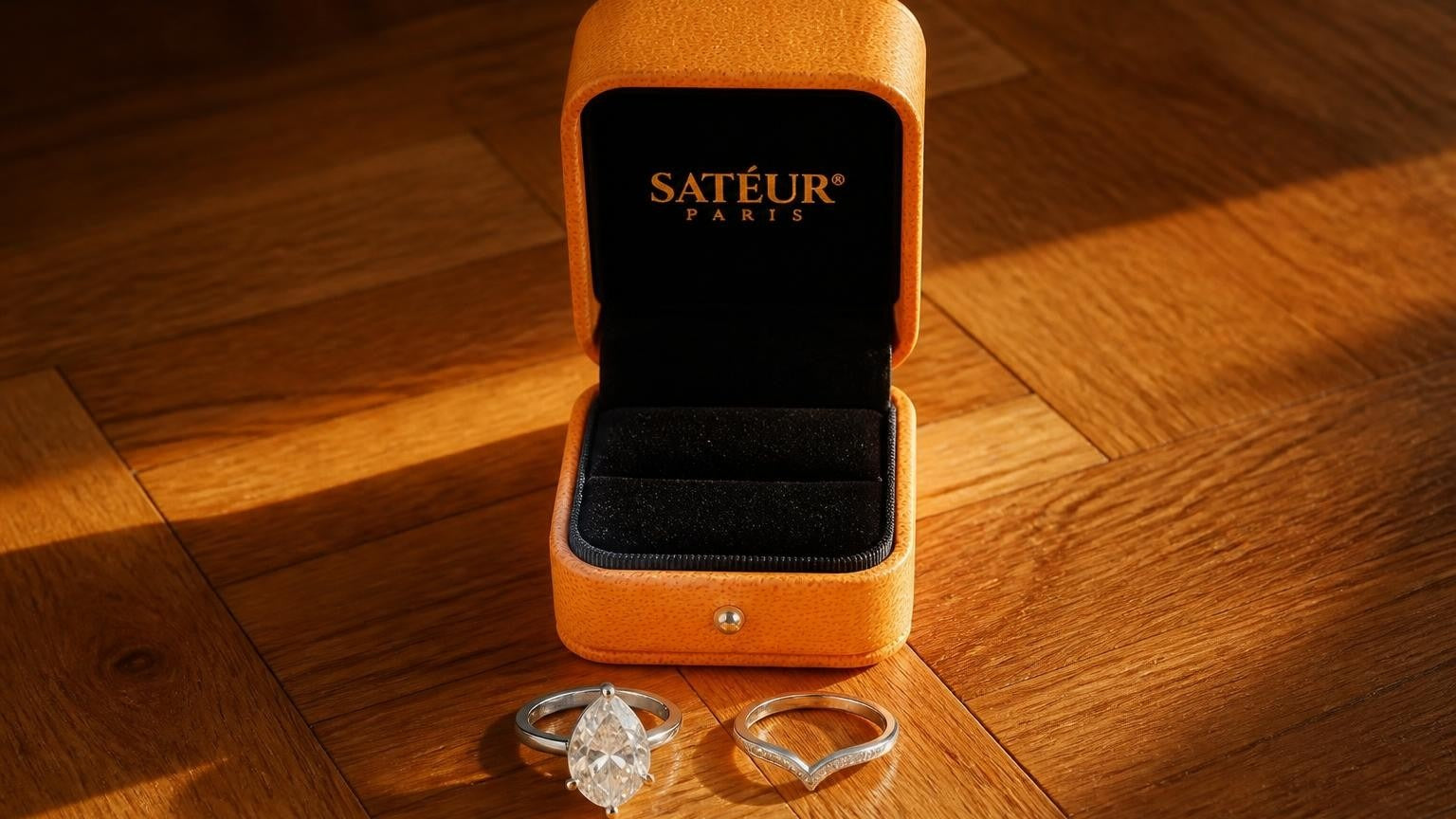 Best Wedding Band for a Pear Engagement Ring
