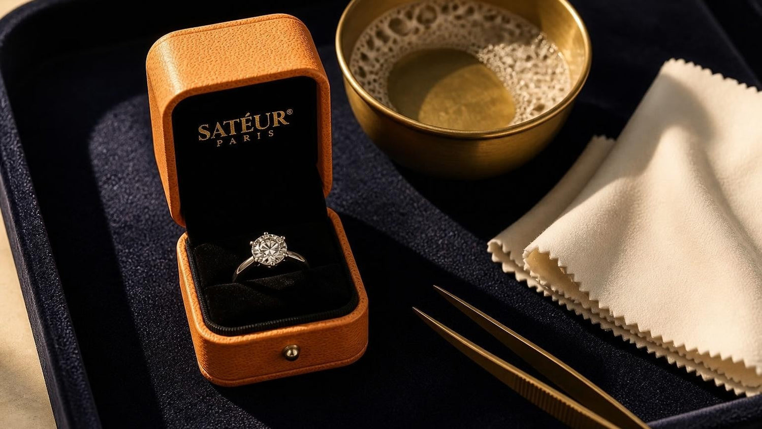 How to clean a diamond ring at home — Satéur