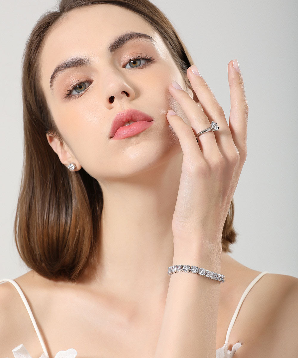 Satéur Destinée Diamond Bracelet™, 18K White Gold