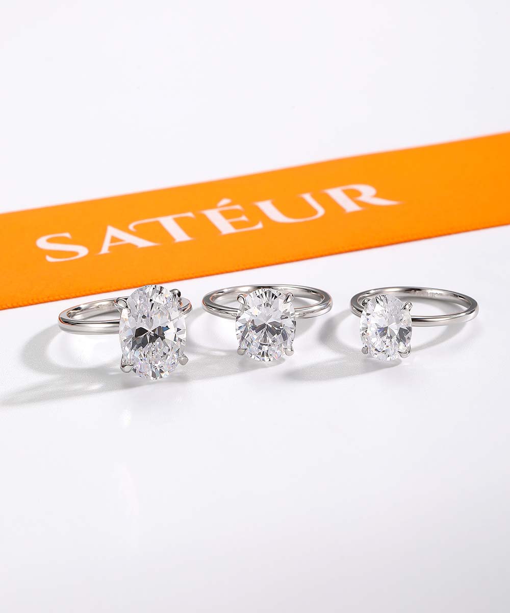 Satéur Légence Diamond Ring™, 18K White Gold