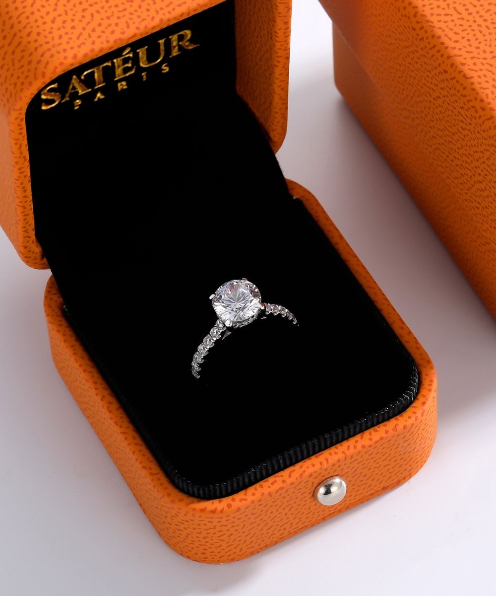 Satéur Destinée 1874 Diamond Ring™, 18K White Gold