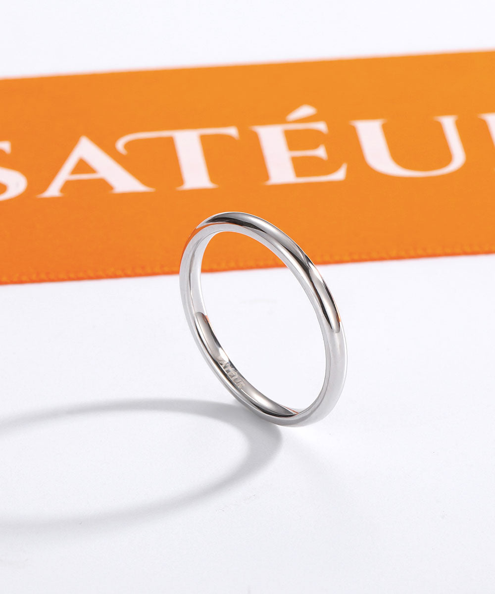 Satéur Empiler 1874 Diamond Ring™, 18K White Gold