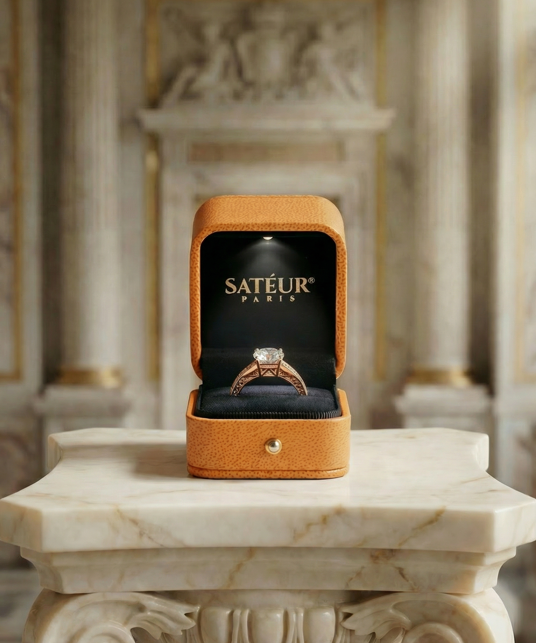 Satéur Rosé Eiffel Tower Ring™