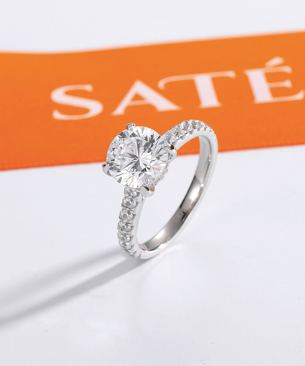 Satéur Destinée 1874 Diamond Ring™, 18K White Gold