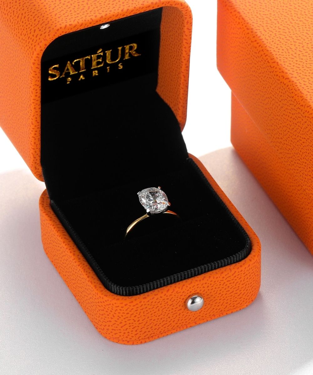 Satéur Aurous Gold Magra Diamond Ring™, 18K Gold