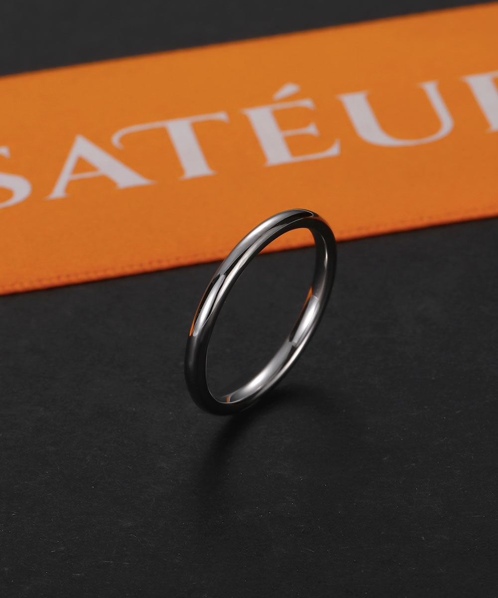 Satéur Empiler 1874 Diamond Ring™, 18K White Gold