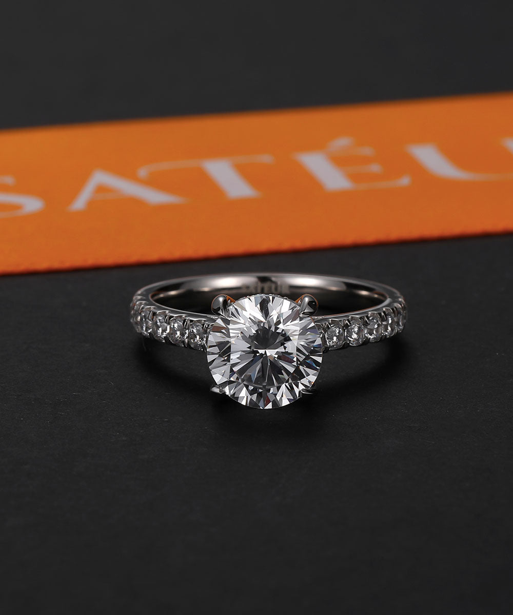Satéur Destinée 1874 Diamond Ring™, 18K White Gold
