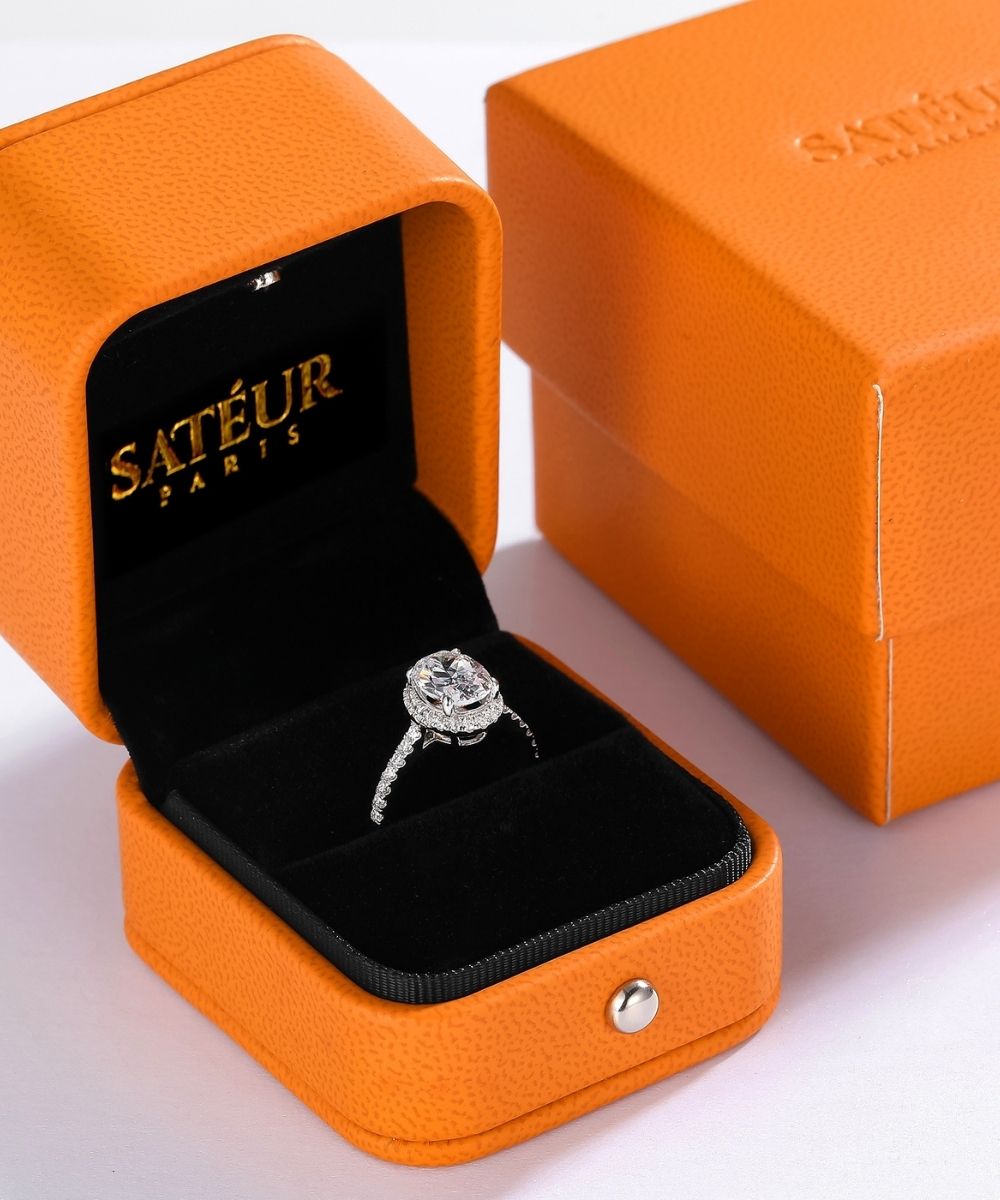 Satéur Éternelle Diamond Ring™, 18K White Gold