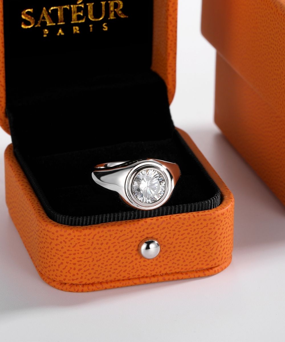 Satéur Homme Silver L' Orbite Ring™
