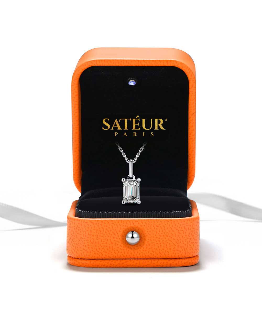 Satéur Coffre au Trésor Diamond Necklace™, 18K White Gold