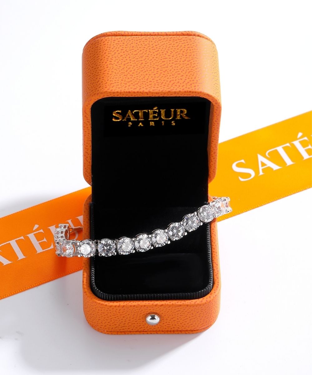 Satéur Destinée Diamond Bracelet™, 18K White Gold