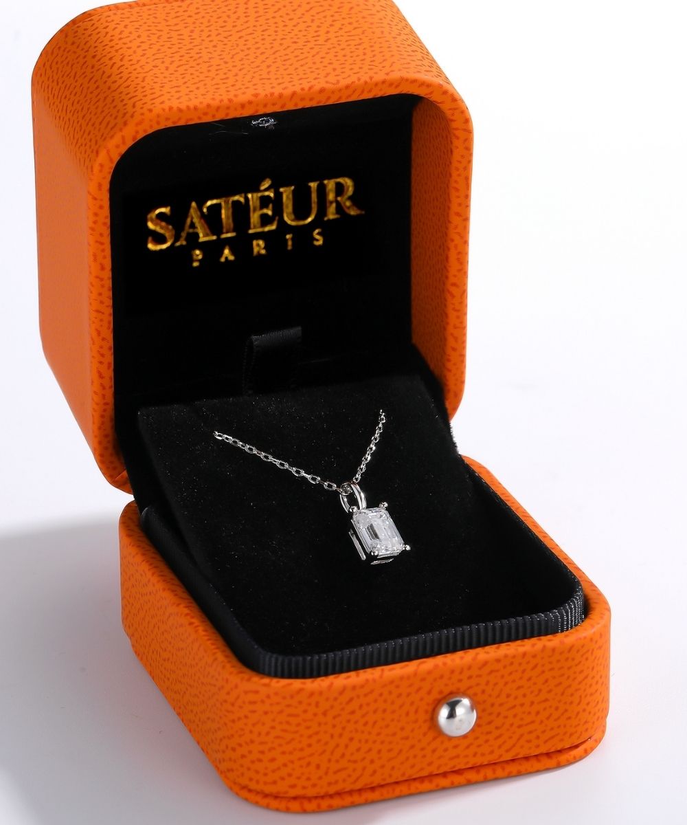 Satéur Coffre au Trésor Diamond Necklace™, 18K White Gold