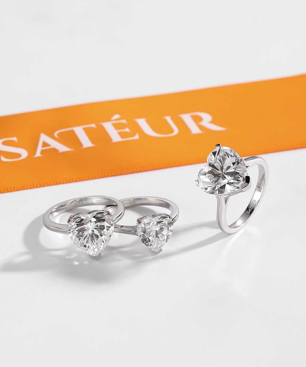 Satéur L'Amour Diamond Ring™, 18K White Gold