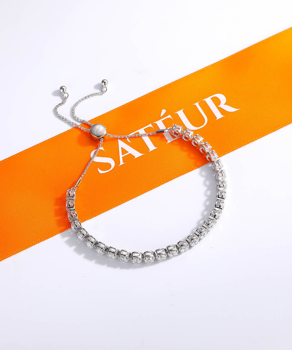 Satéur Destinée Secrète Diamond Bracelet™, 18K White Gold